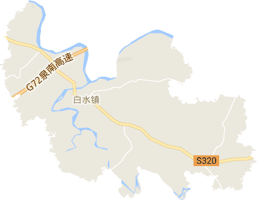 白水镇电子地图