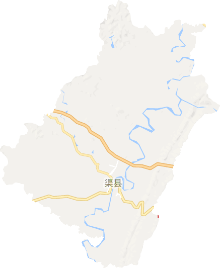 渠县电子地图