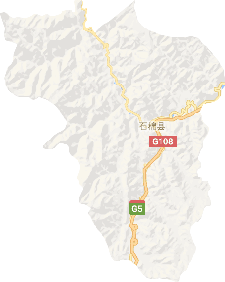 石棉县电子地图