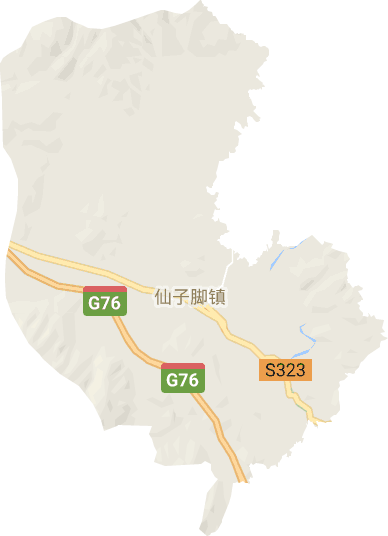 仙子脚镇电子地图