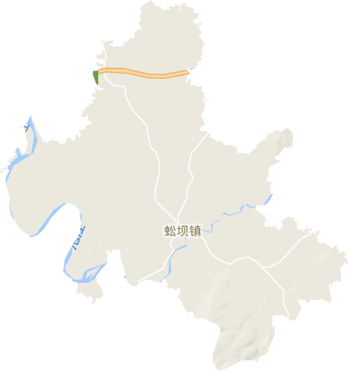 蚣坝镇电子地图