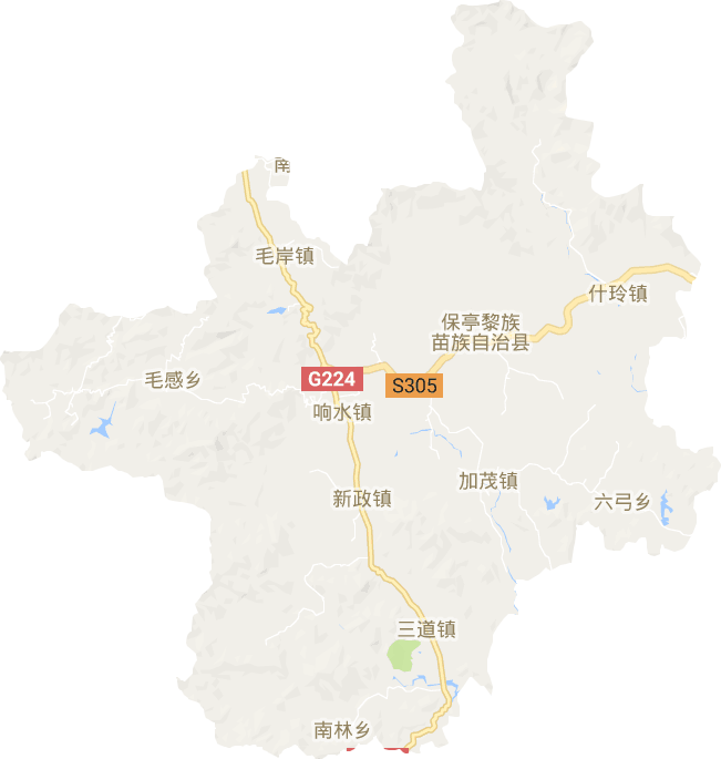 保亭县电子地图