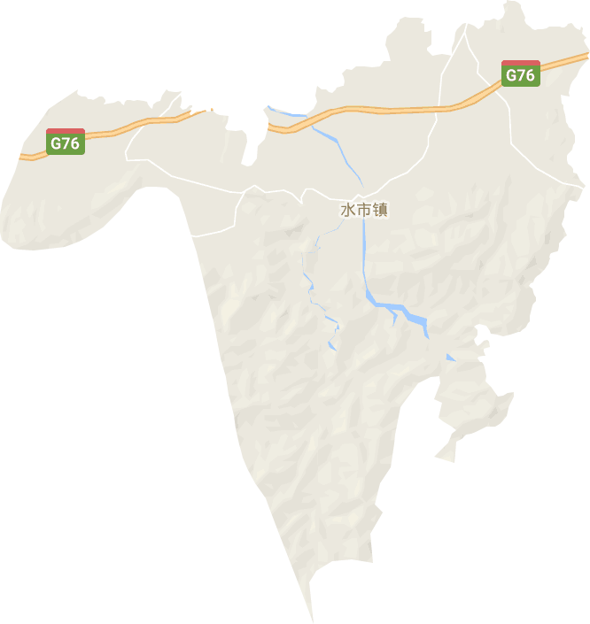 水市镇电子地图