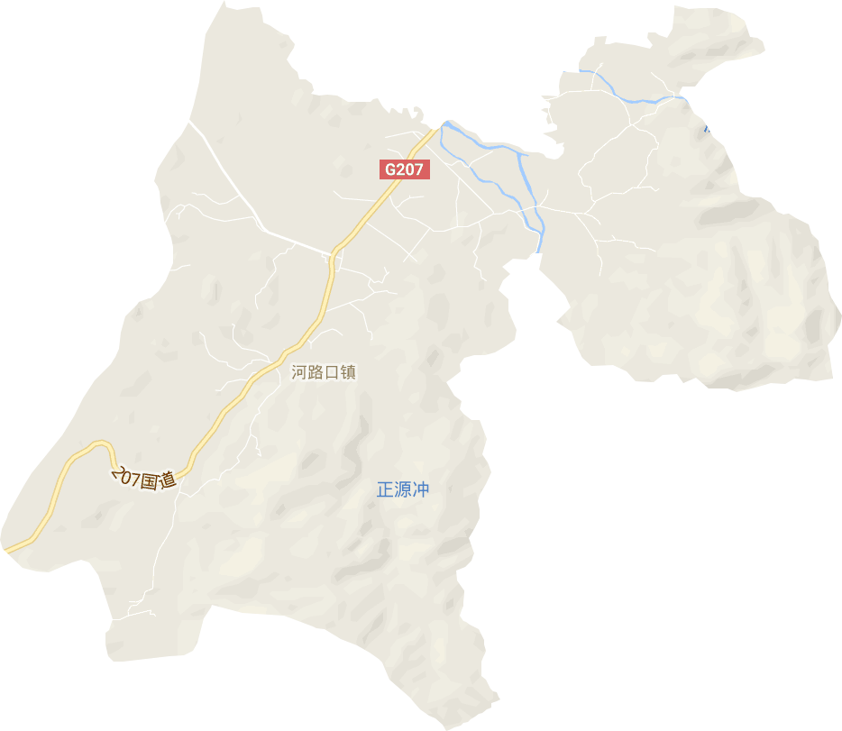 河路口镇电子地图