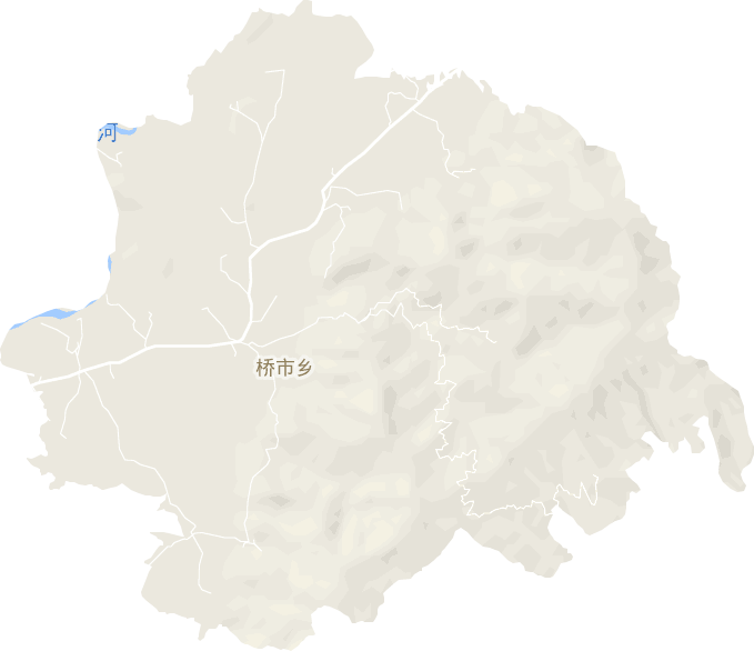 桥市乡电子地图