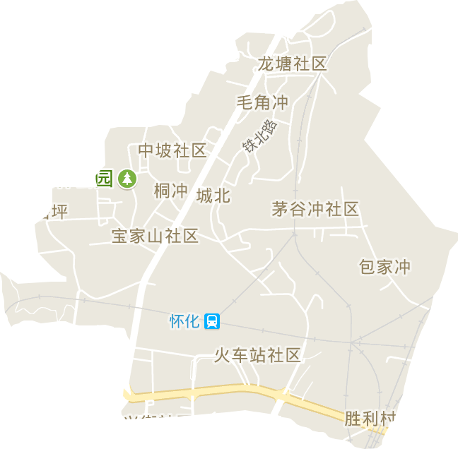 城北街道电子地图