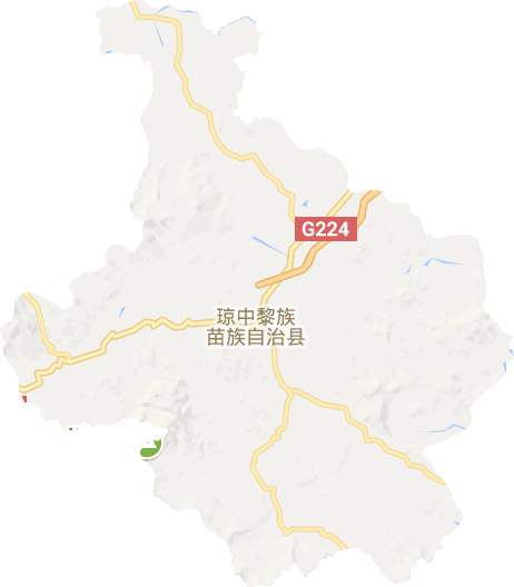 琼中县电子地图