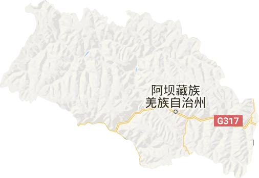 马尔康市电子地图