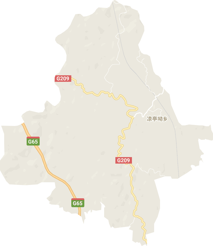 凉亭坳乡电子地图