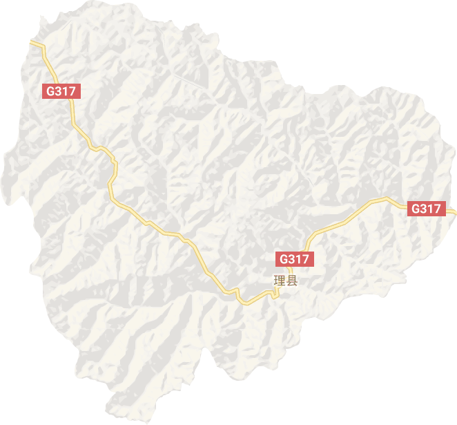理县电子地图