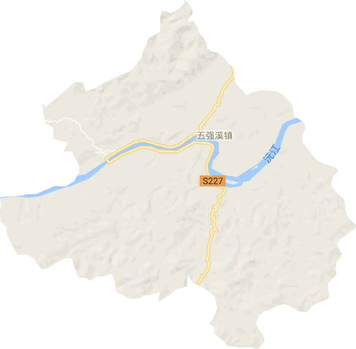 五强溪镇电子地图