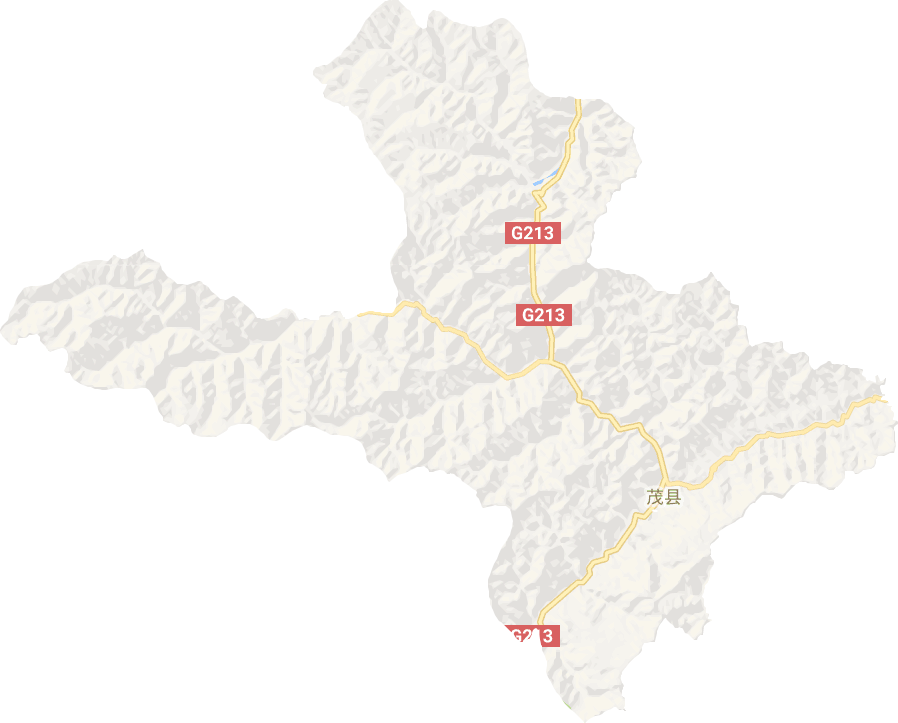 茂县电子地图