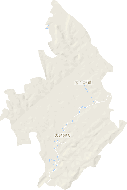 大合坪乡电子地图