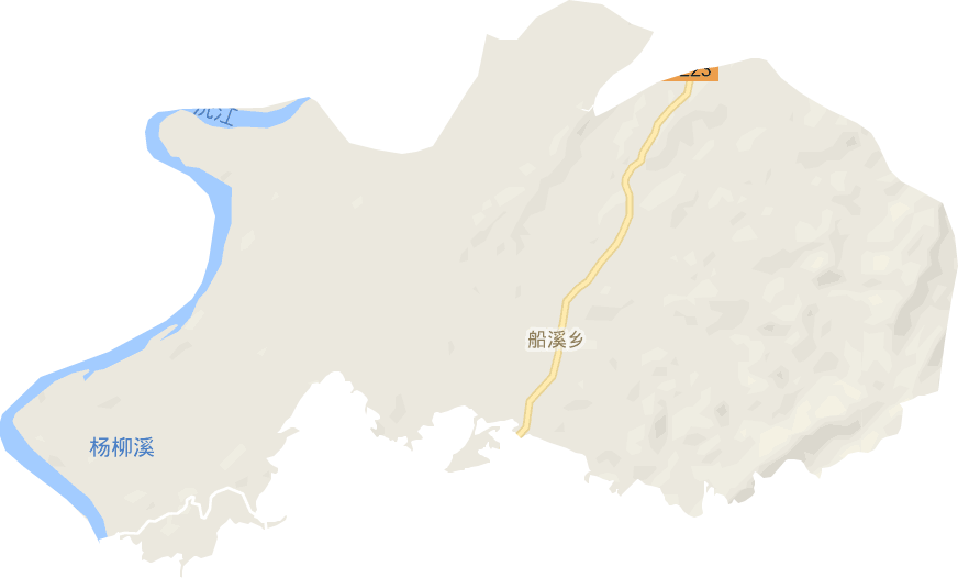 船溪乡电子地图