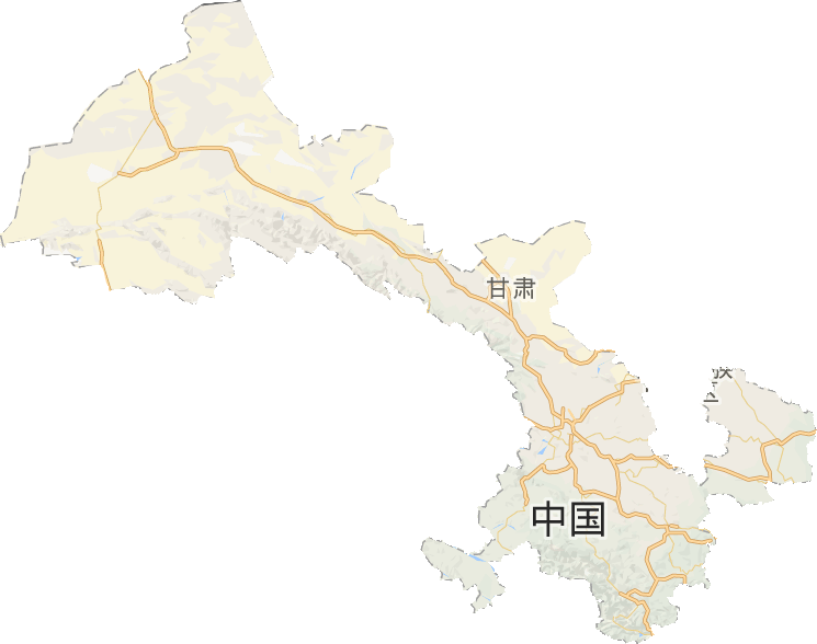 甘肃省电子地图