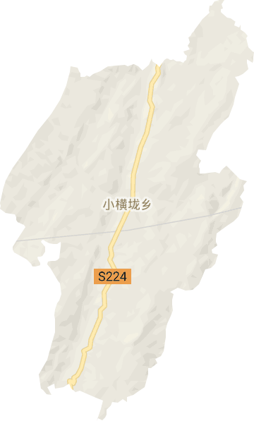 小横垅乡电子地图