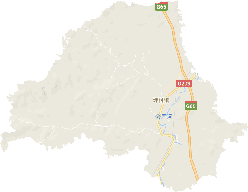坪村镇电子地图