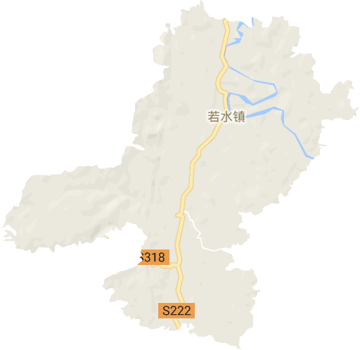 若水镇电子地图