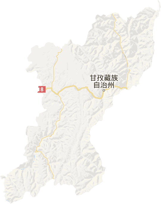 康定市电子地图