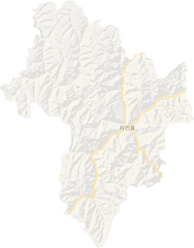 丹巴县电子地图