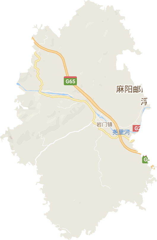 岩门镇电子地图