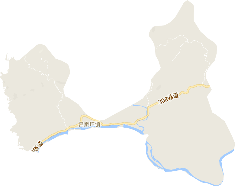 吕家坪镇电子地图