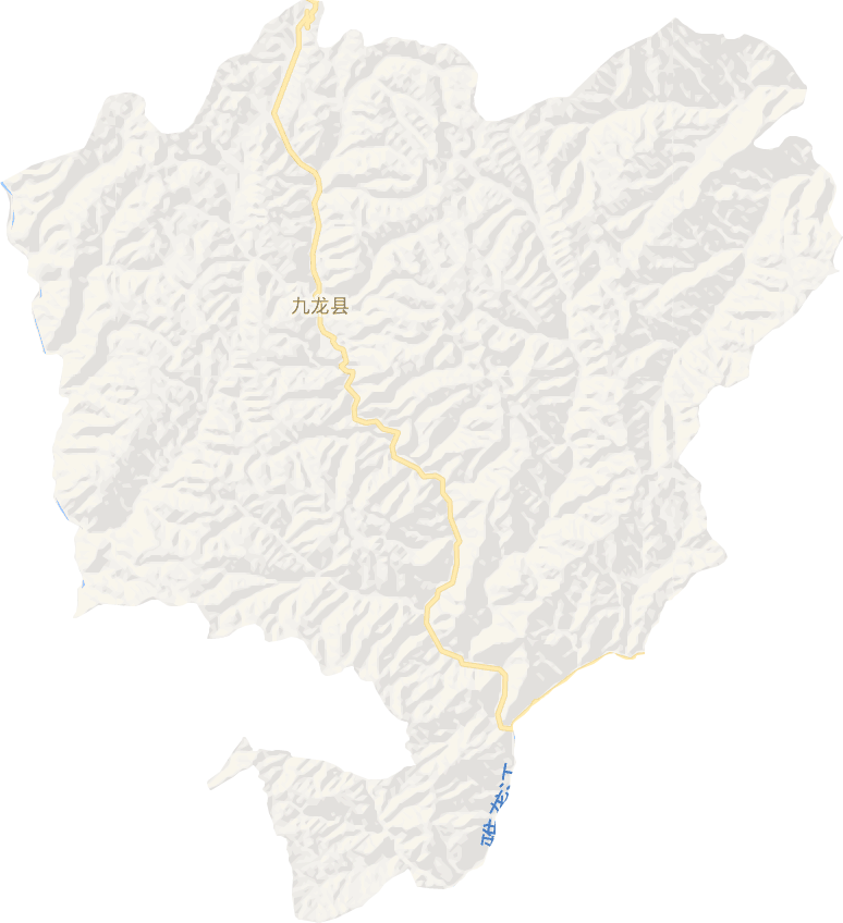 九龙县电子地图