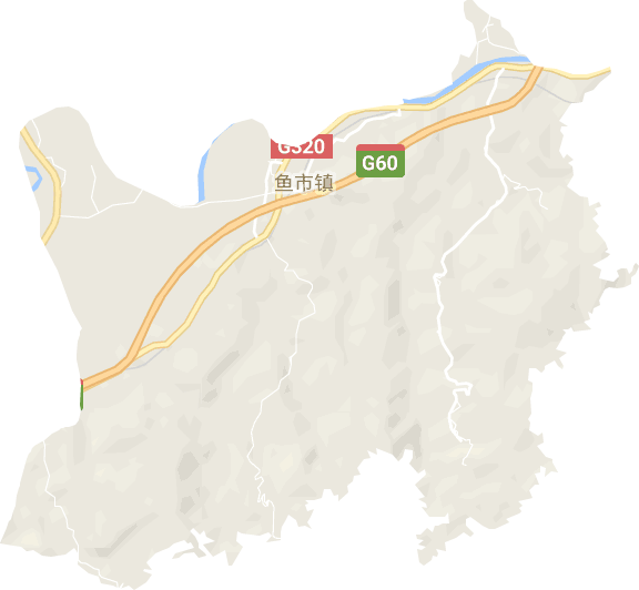 鱼市镇电子地图