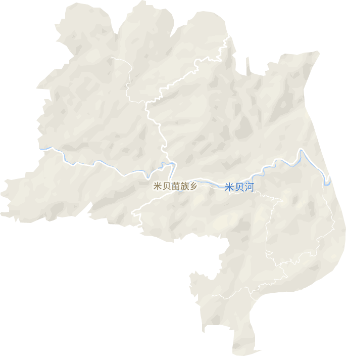 米贝苗族乡电子地图