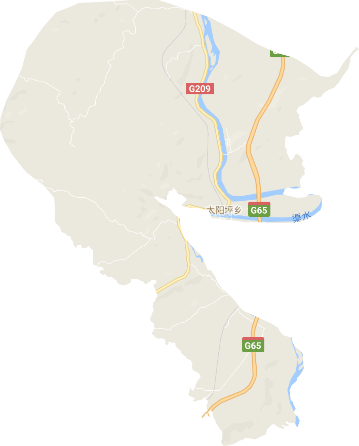太阳坪乡电子地图