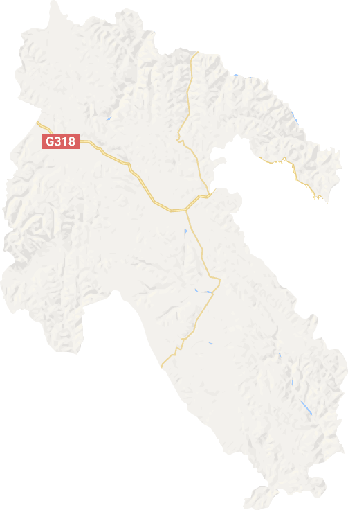理塘县电子地图