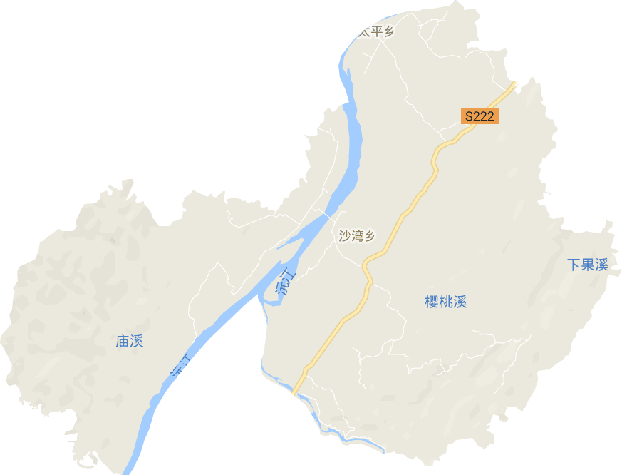 沙湾乡电子地图