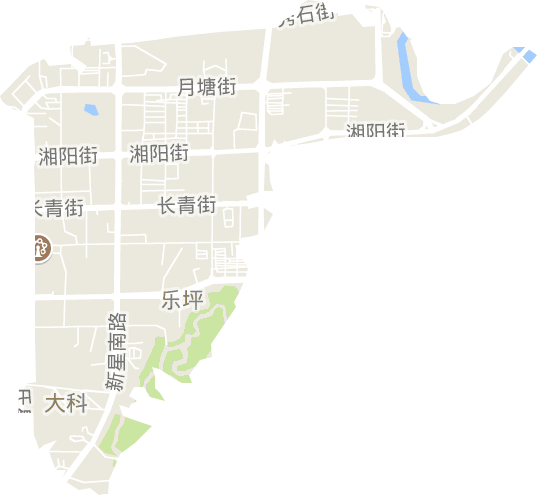 乐坪街道电子地图