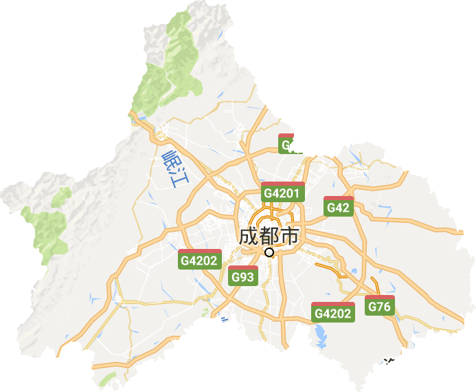 成都市电子地图