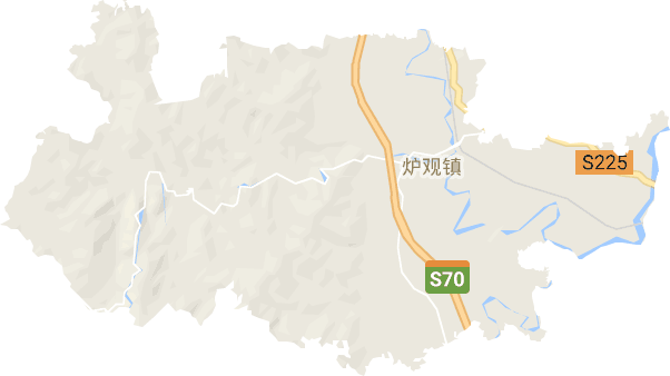 炉观镇电子地图