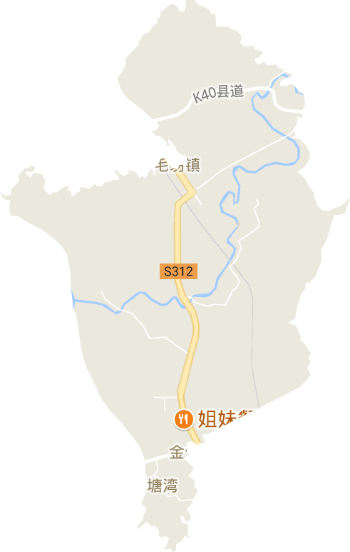 沙塘湾街道电子地图