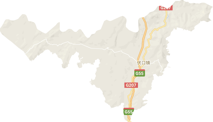 伏口镇电子地图