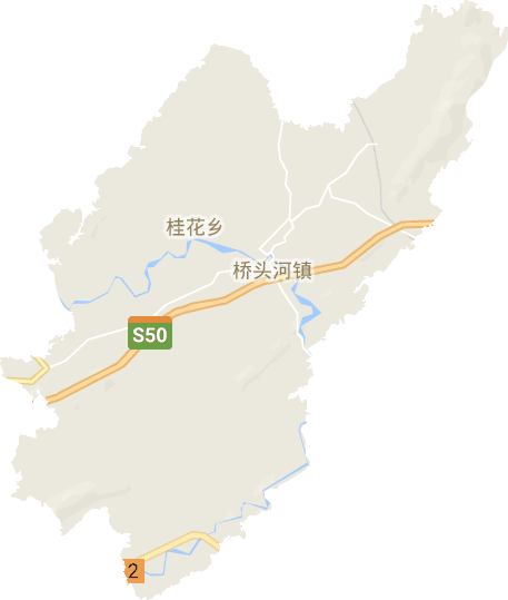 桥头河镇电子地图