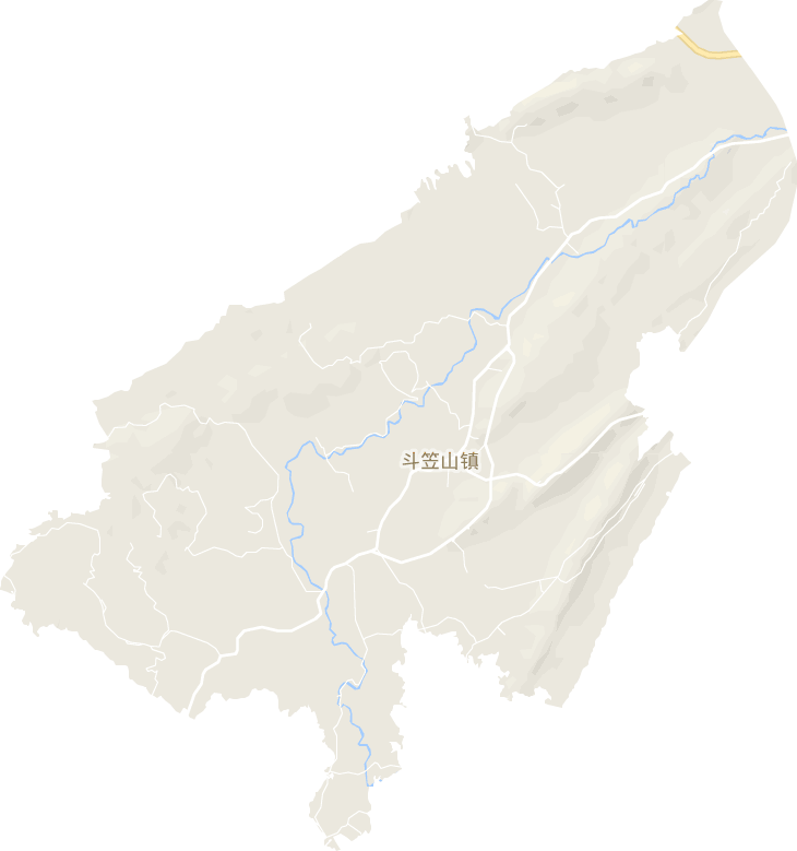 斗笠山镇电子地图