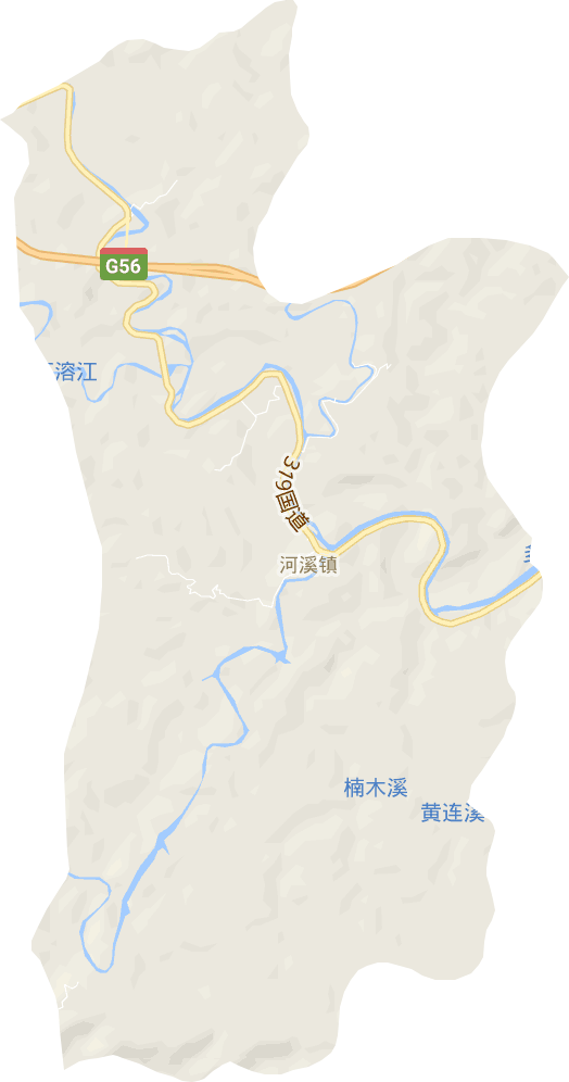河溪镇电子地图