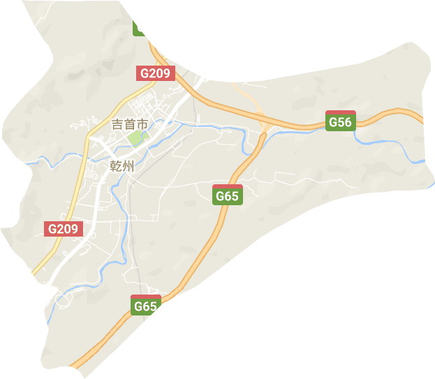 乾州街道电子地图