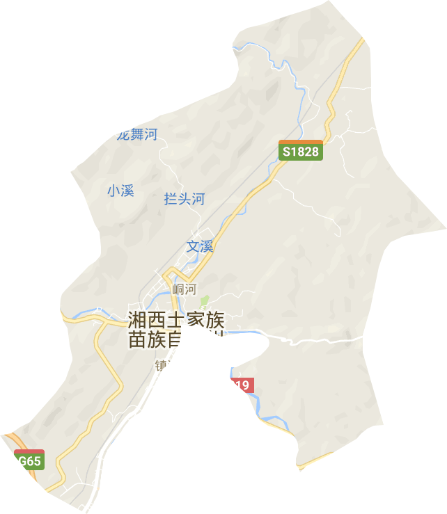 峒河街道电子地图