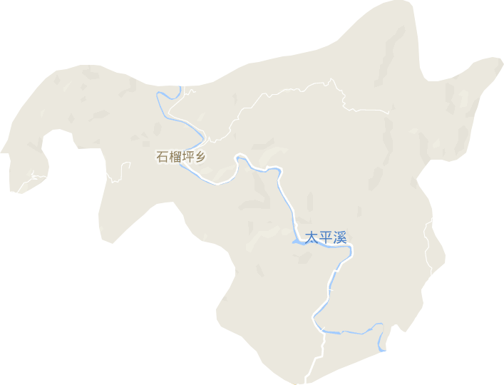石榴坪乡电子地图