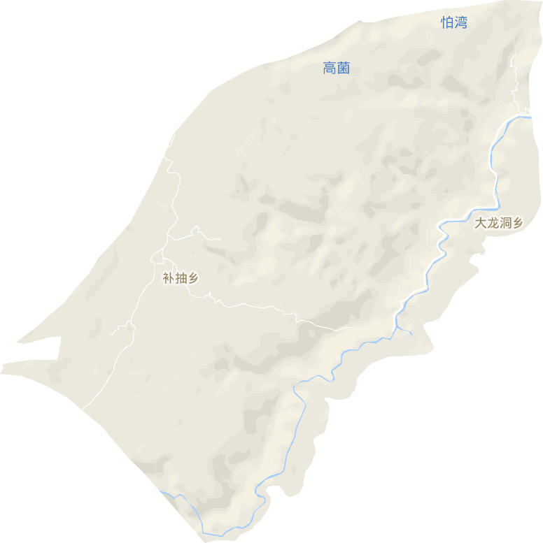 补抽乡电子地图