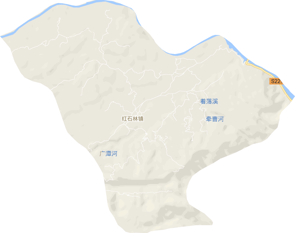 红石林镇电子地图