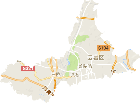 云岩区电子地图