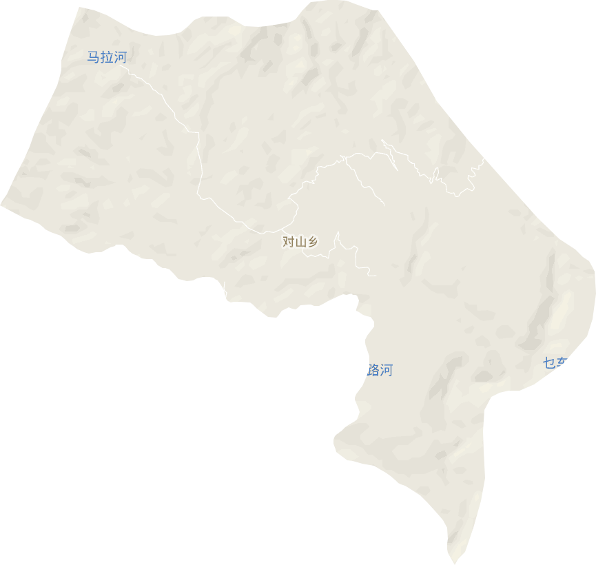 对山乡电子地图