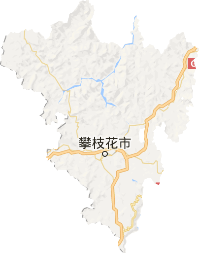 攀枝花市电子地图