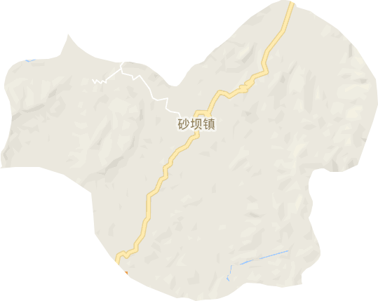 砂坝镇电子地图