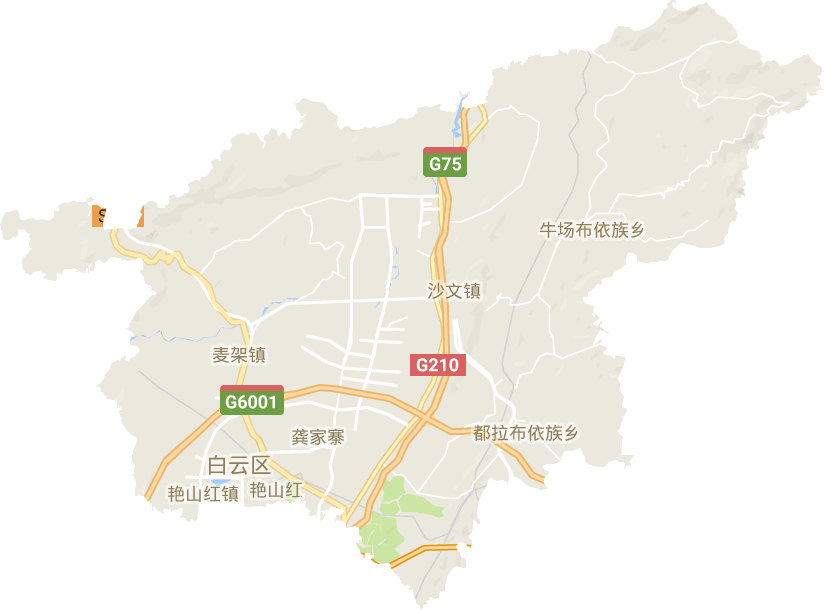 白云区电子地图